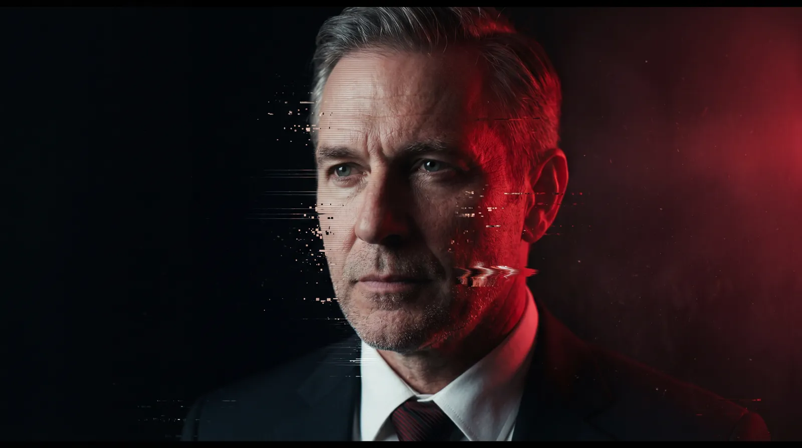 The threat — A face assembles itself. Almost perfect.